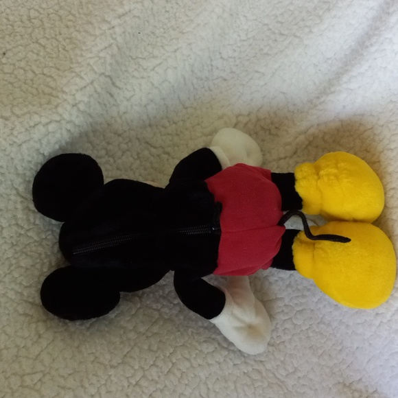 Vintage Walt DisneyWorld Mickey Mouse Pal Zipper Back Plush - Picture 2 of 6